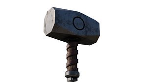 3D Game-Ready Hammer Model