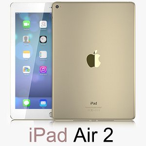 3d model apple ipad air 2