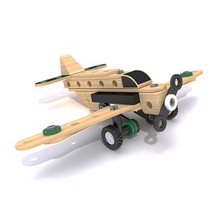 brio toy plane 3D model