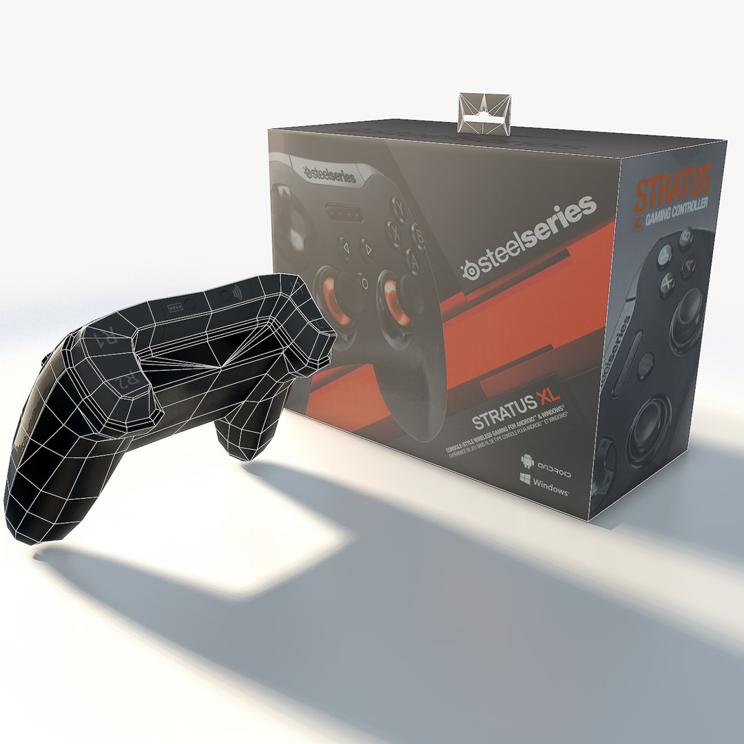 Steelseries Gamepad 3d Model