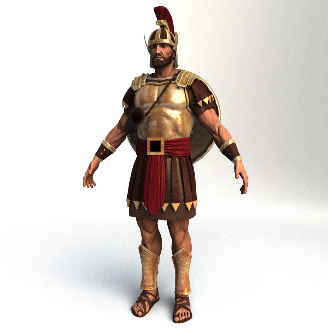 3d Model Of Roman Soldier