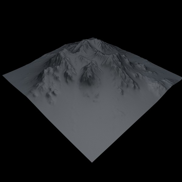 3D maps mountain terrain - TurboSquid 1360974