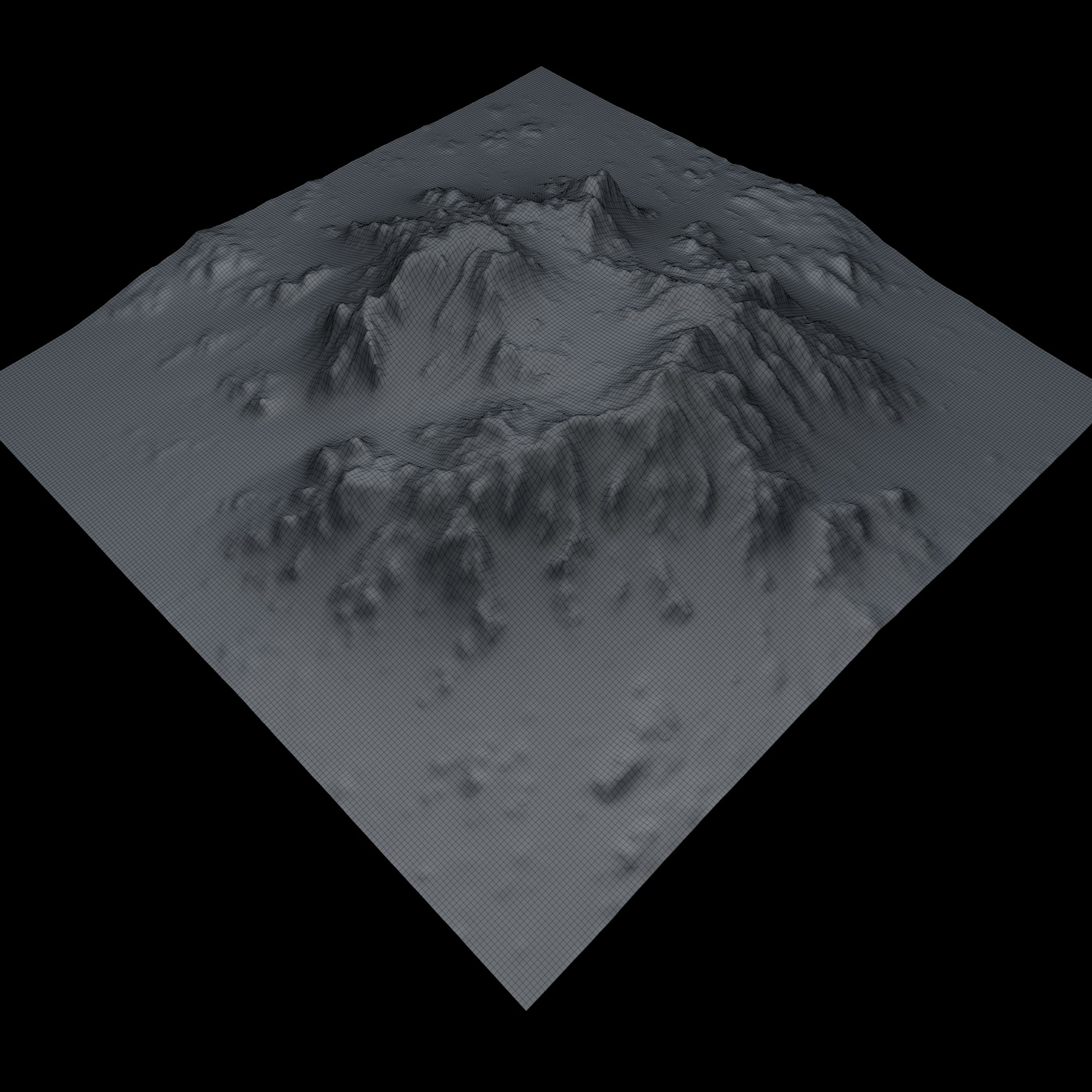 3D maps mountain terrain - TurboSquid 1360974