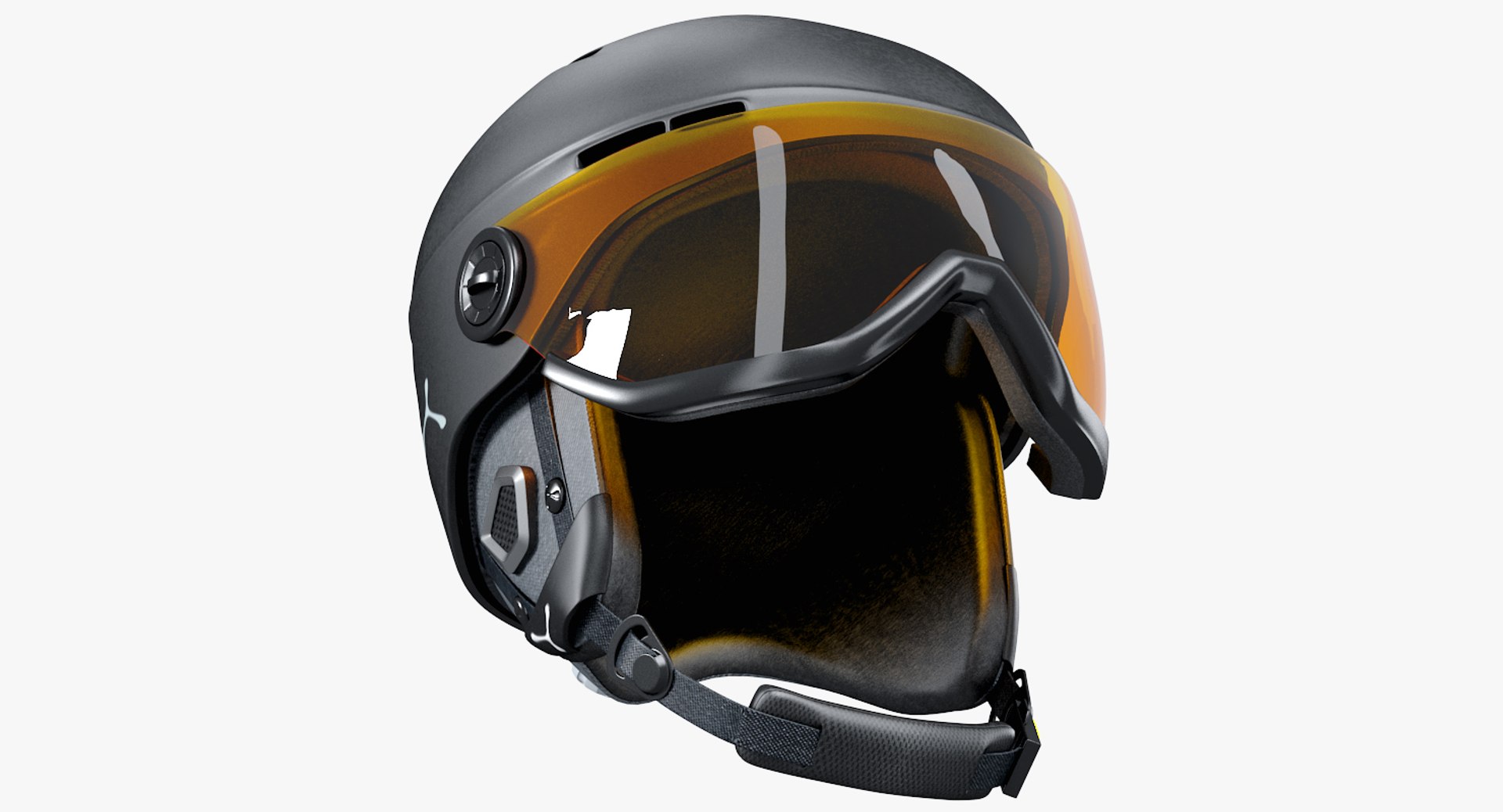 Outdoor skiing helmet 3D model - TurboSquid 1347542