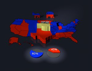 3d model united states political