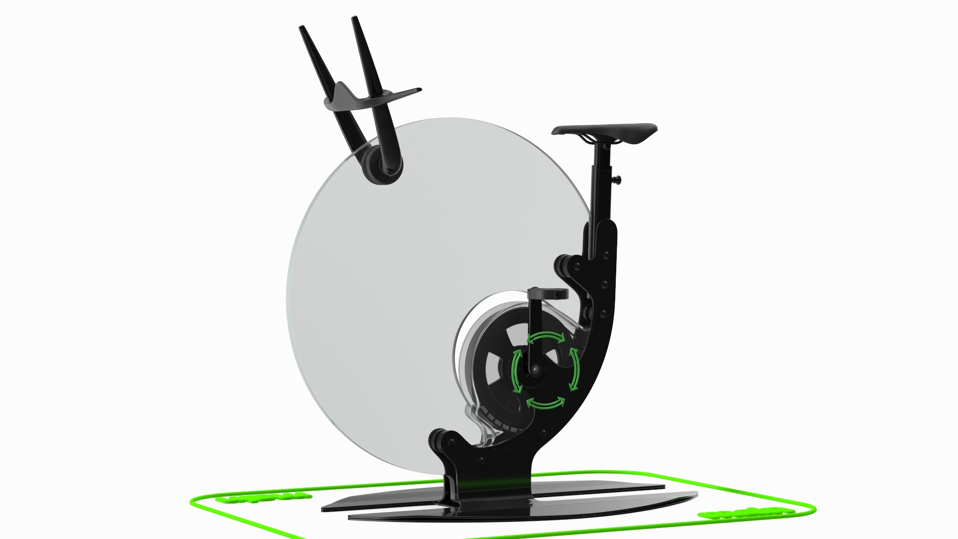 Futuristic Unicycle Exercise Bike Ciclotte Rigged 3D TurboSquid 1985512