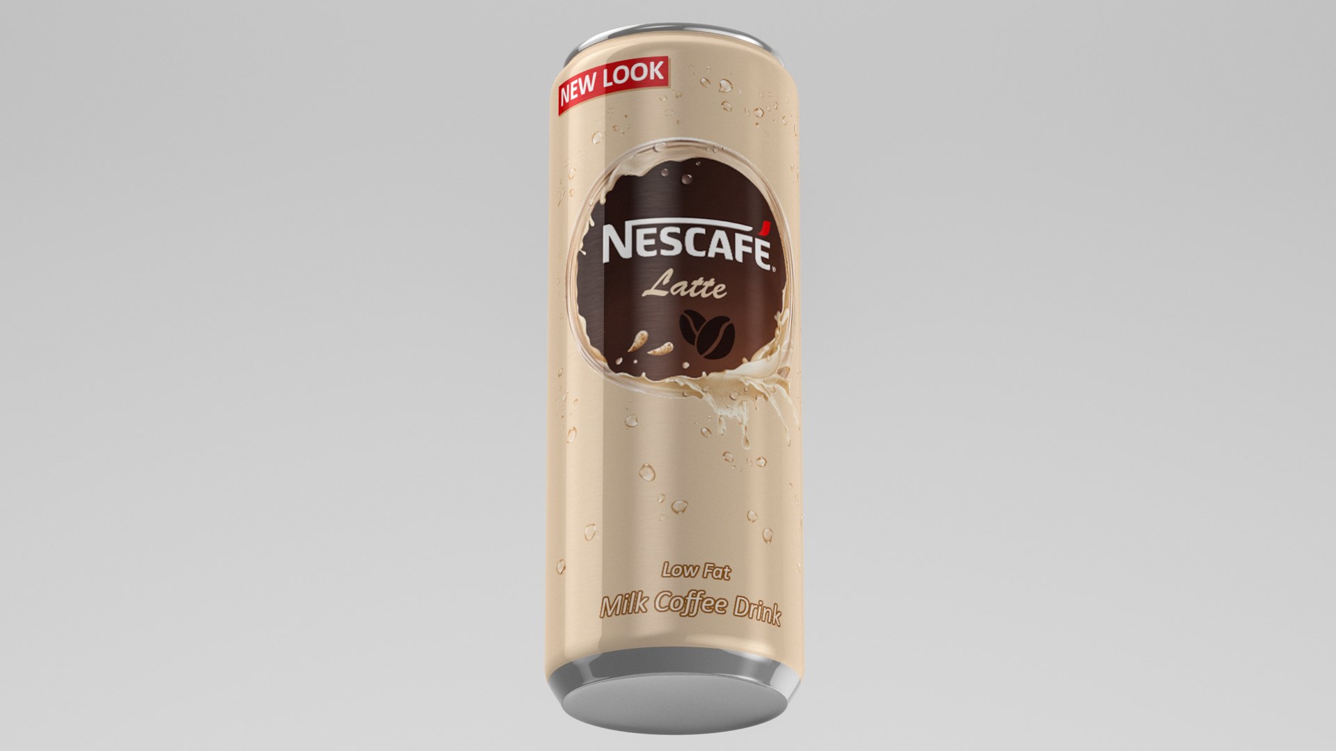 Beverage Can Iced Coffee Nescafe Original 240ml 3D Model $24 - .max - Free3D