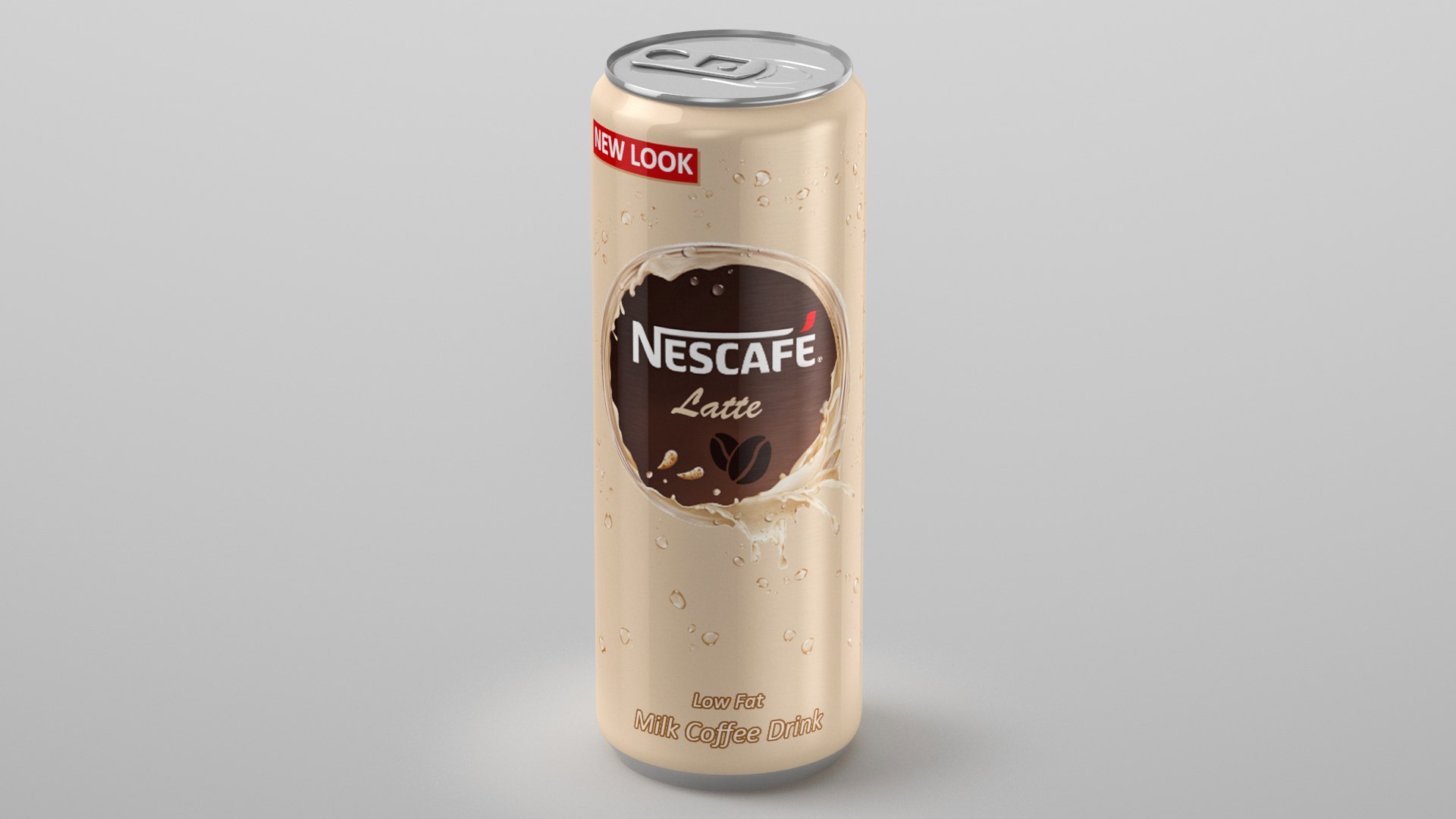 Beverage Can Iced Coffee Nescafe Original 240ml 3D Model $24 - .max - Free3D
