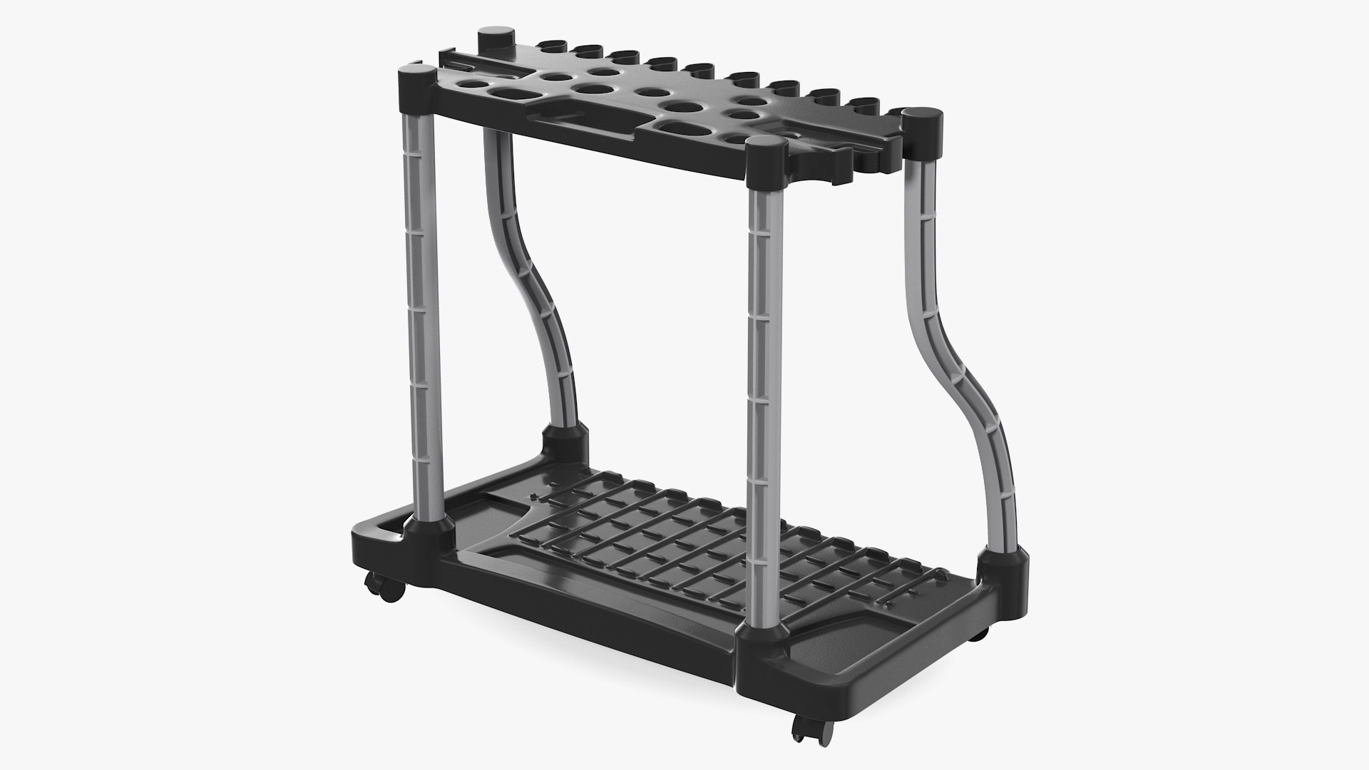 Garden Tool Tower Rack 3D model preview