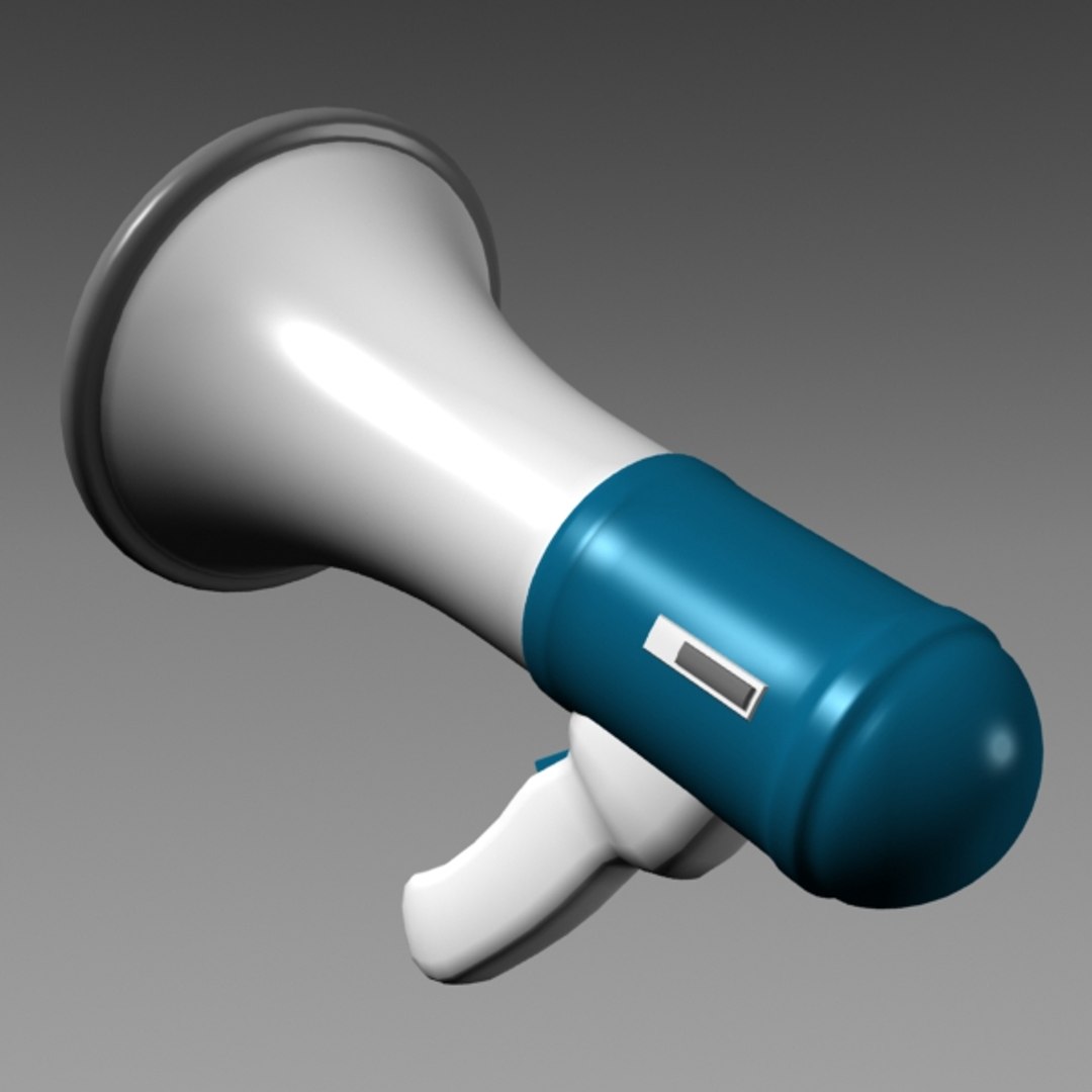3d model of bullhorn loudspeaker https://p.turbosquid.com/ts-thumb/vj/HmoN1m/q6qD88m6/3/jpg/1347879937/1920x1080/fit_q87/4e8a5d9b9810567c0b37e893c12157f766a3be27/3.jpg