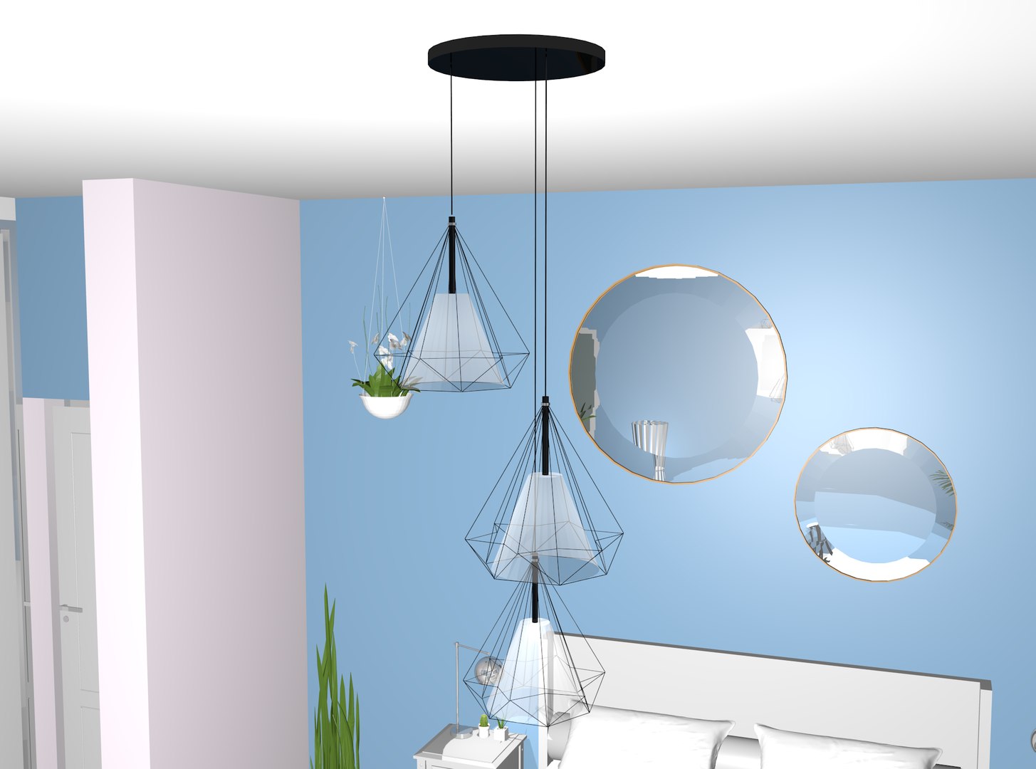 3D model diamond shape design lamp - TurboSquid 1467983