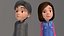 boy man characters 3D model