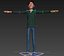 boy man characters 3D model