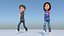 boy man characters 3D model