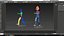 boy man characters 3D model