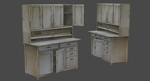 3d model of old-school props pack