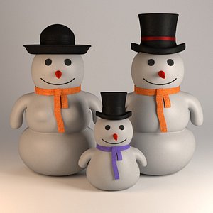 snowman family