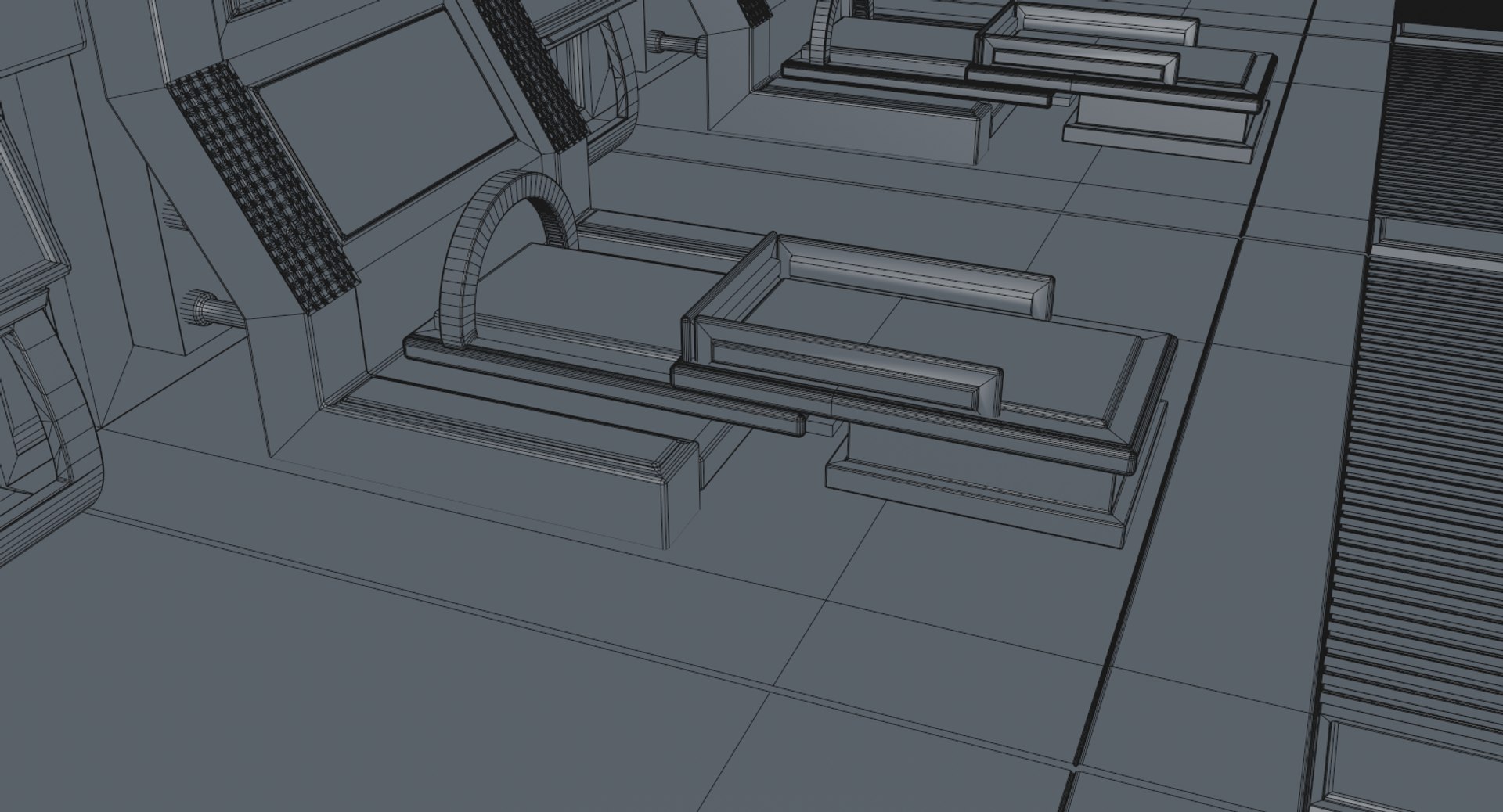 3D Sci Fi Room Model - TurboSquid 1572295