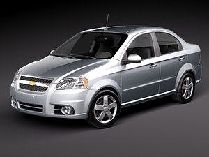 chevrolet aveo 3d model