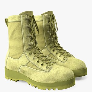US Army Military ACU Boots 3D Model