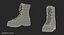 US Army Military ACU Boots 3D Model