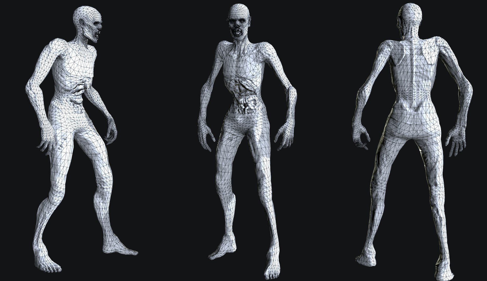 Zombie Man 3D Print-Shirt Adult Costume main image 1