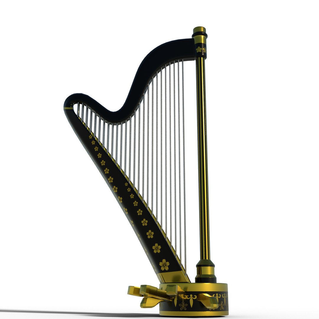 Harp model - TurboSquid 2108382