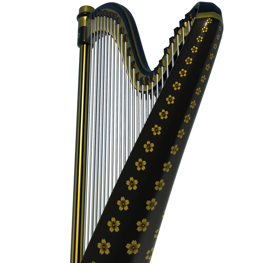 Harp model - TurboSquid 2108382