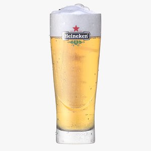 heineken glass beer 3D model