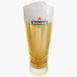 heineken glass beer 3D model