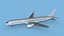 Boeing 767-400 Bare Metal 3D model