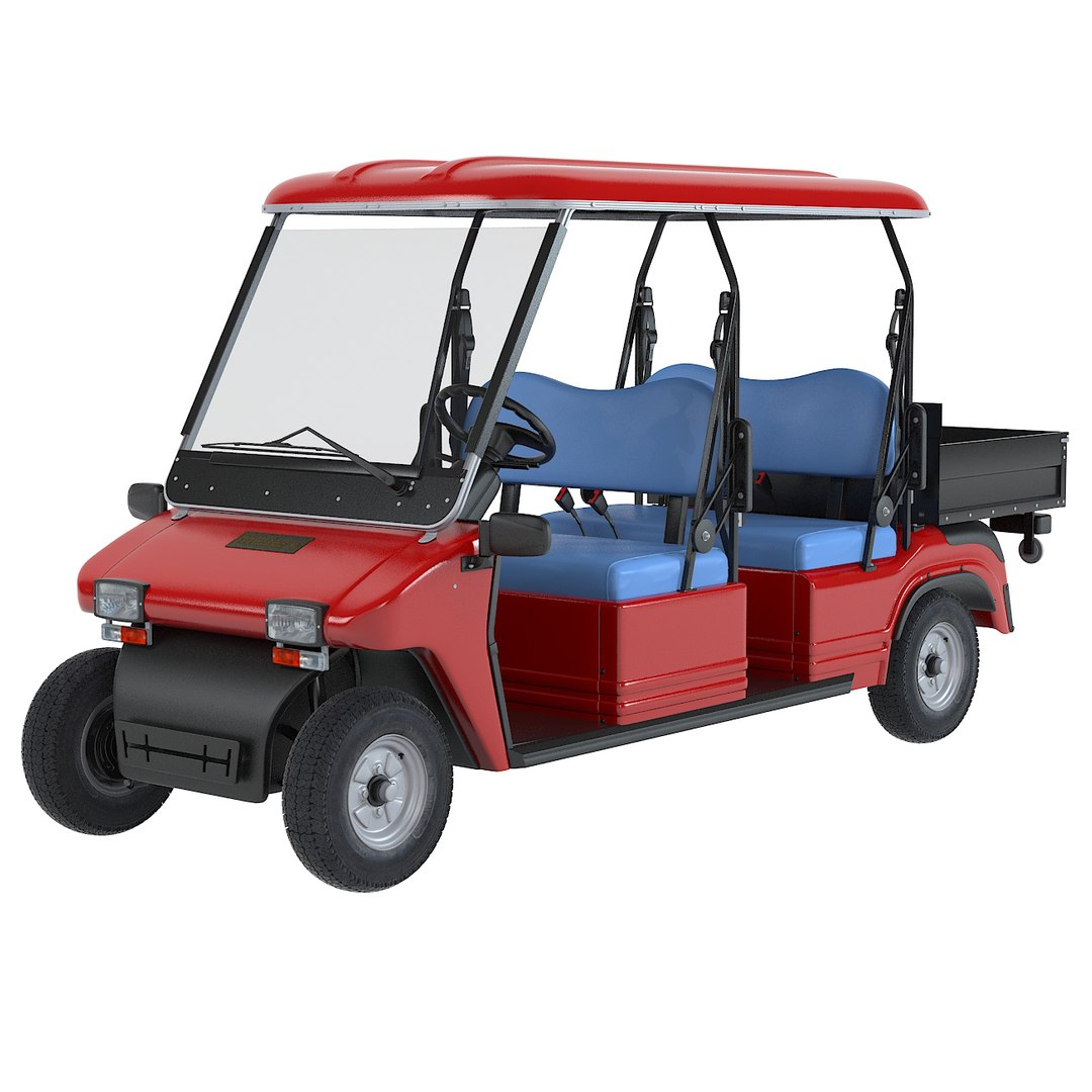 melex electric vehicle 3d model