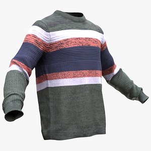 Sweater 32 - All MH Bodies  UE5 Skeletons - Rigged 3D model