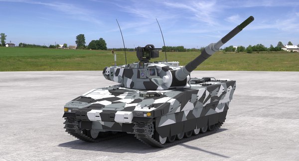 Cv90 120-t light tank 3D model - TurboSquid 1167618