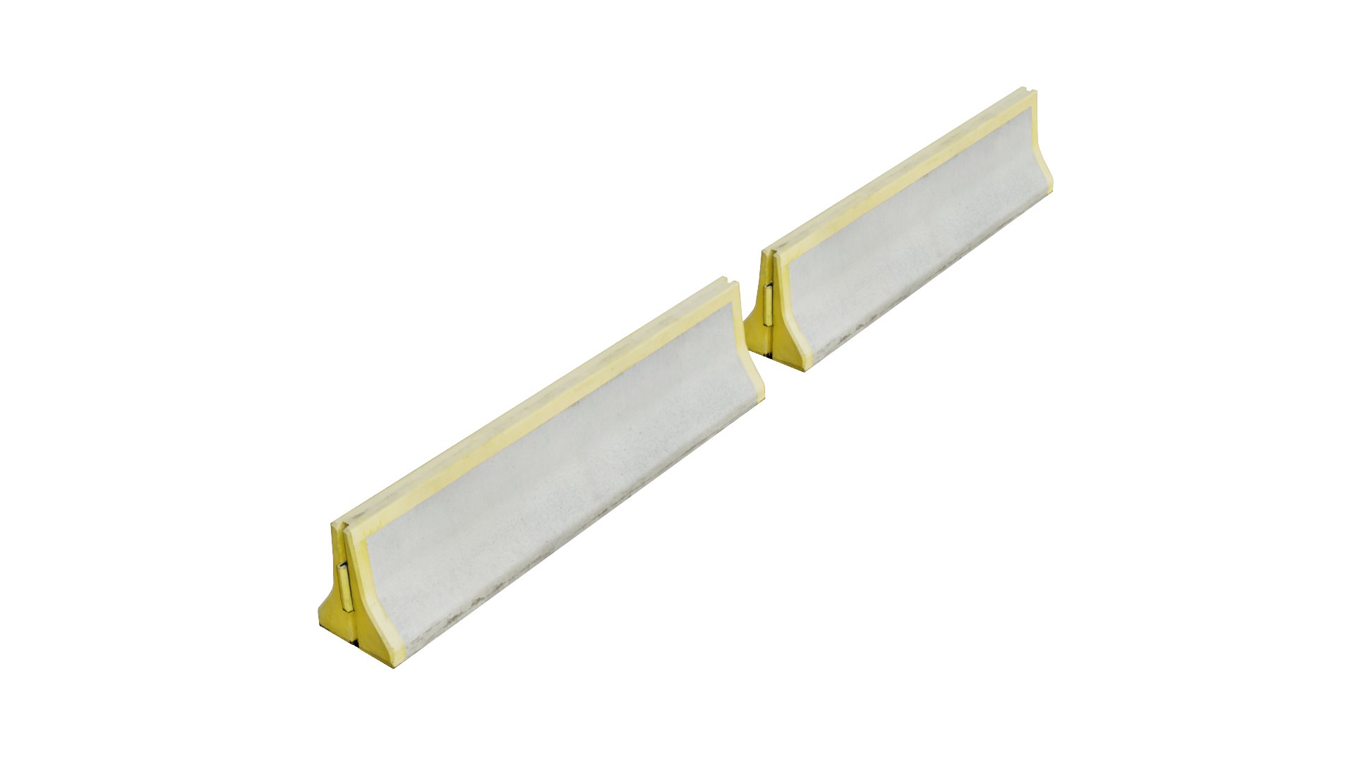 3D Model Concrete Road Barriers - TurboSquid 2146642