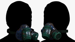 3D gas mask model