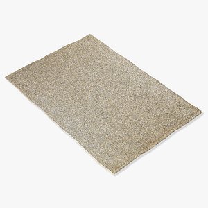 amara rug flat weave 3d model