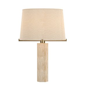 Hexagonal Table Lamp 3D