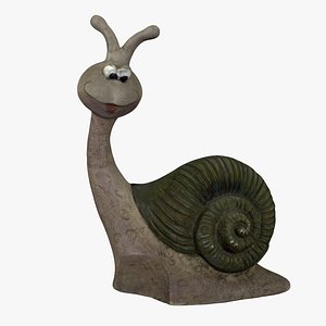 3D Cartoon Snail
