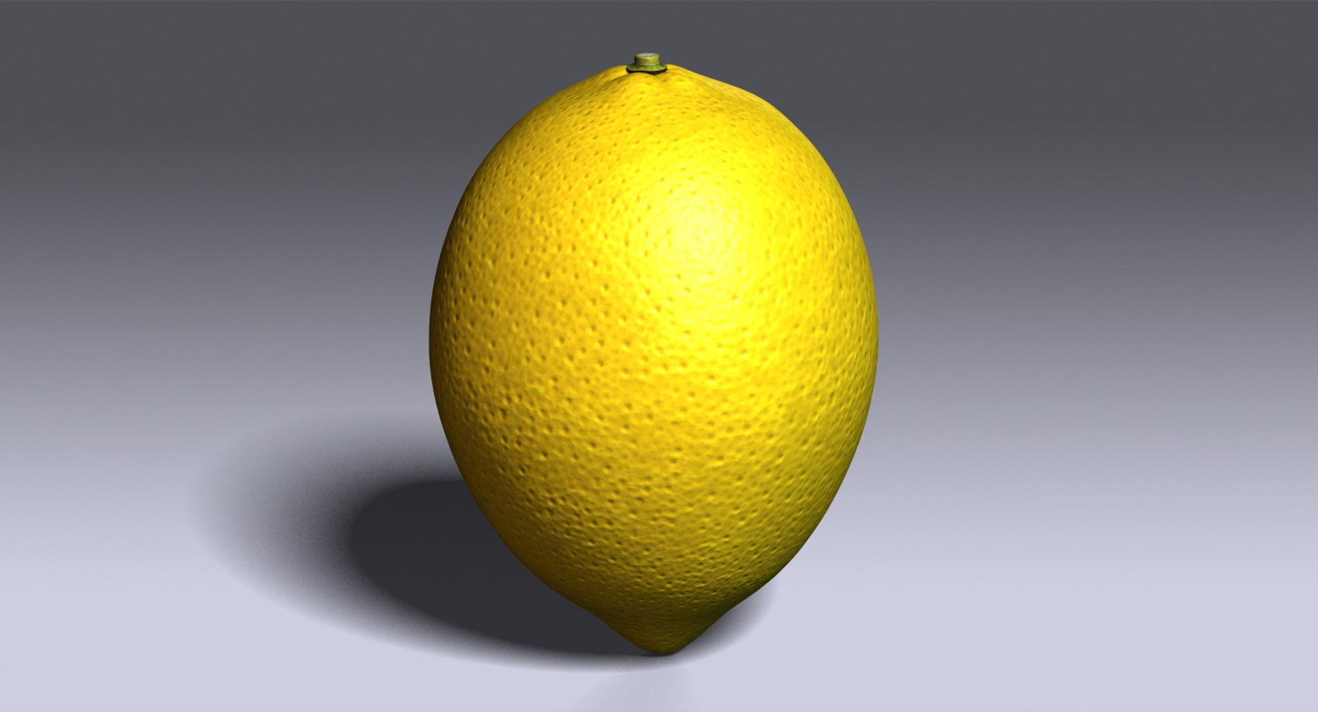 lemon fruit 3d 3ds