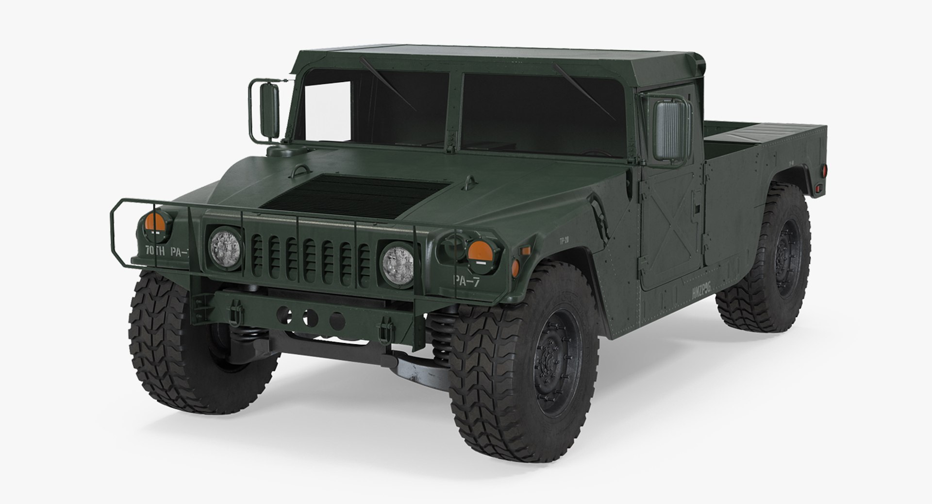 HMMWV M998 3D Model 3D model preview