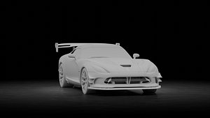 3D model Dodge Viper ACR 2016