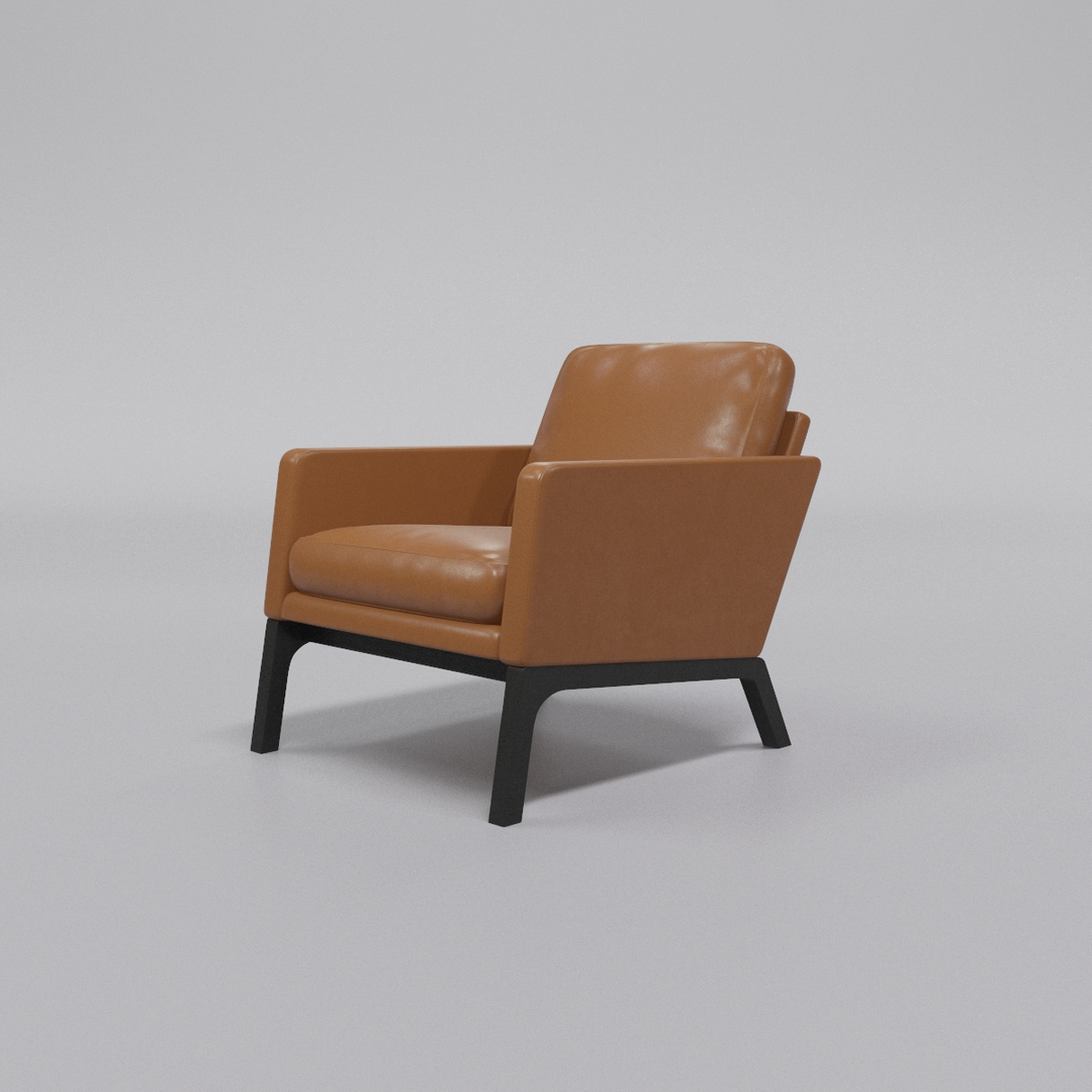 Boconcept Monte Chair Leather 3d Model