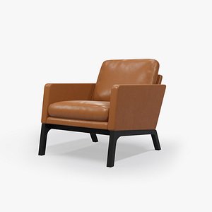 boconcept monte chair leather 3d model