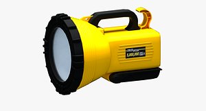 rechargeable industrial torch light 3D model