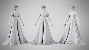 Dress 50 Haze 3D model