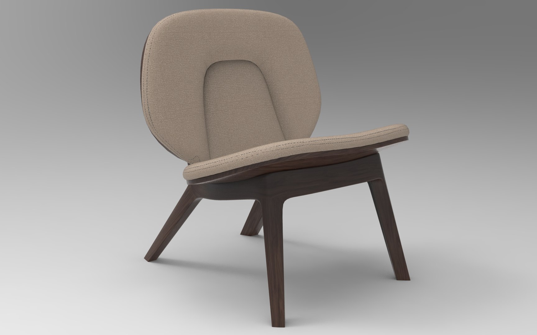 Cute Armchair 3D Model TurboSquid 2048615