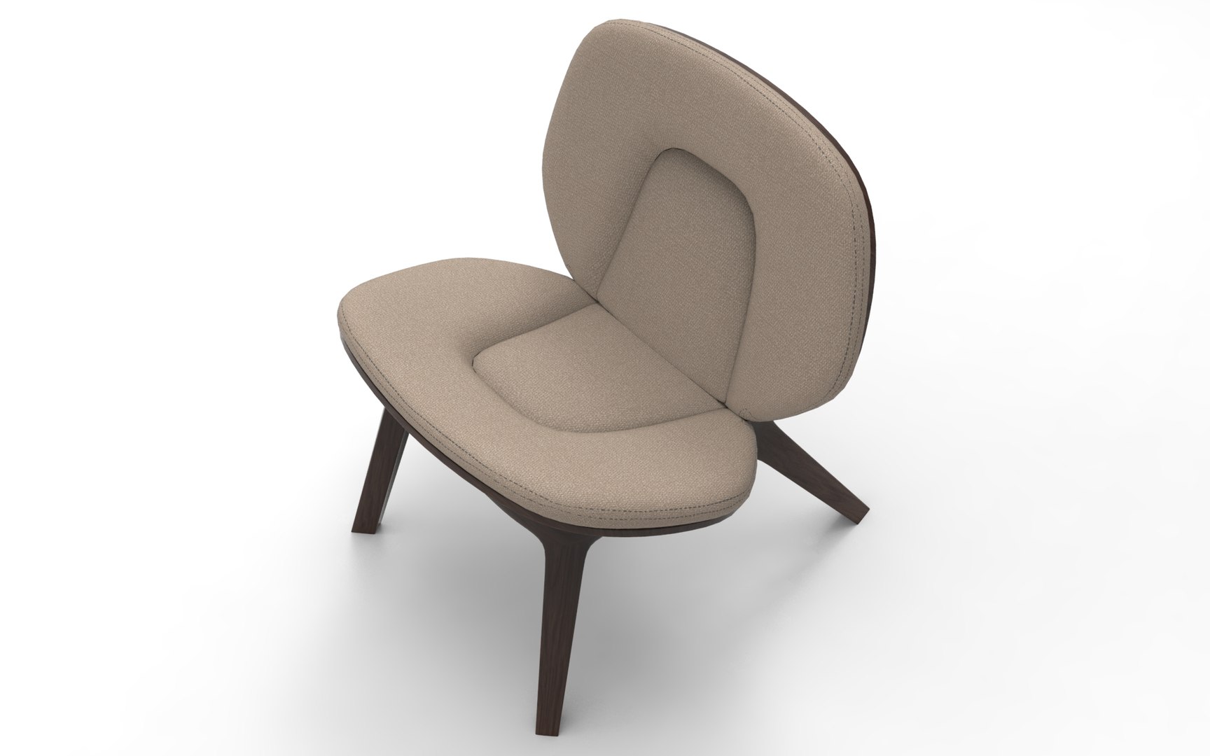 Cute Armchair 3D Model TurboSquid 2048615