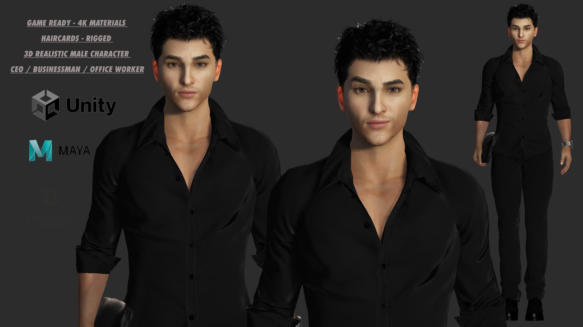 3D AAA 3D REALISTIC MALE CHARACTER - YOUNG BUSINESSMAN CEO WORKER model https://p.turbosquid.com/ts-thumb/vk/4ljHbo/0q/poster/png/1728310405/1920x1080/fit_q87/2cc92175415fa6919a9207c1cc1f1c21d67e852d/poster.jpg