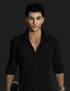 3D AAA 3D REALISTIC MALE CHARACTER - YOUNG BUSINESSMAN CEO WORKER model